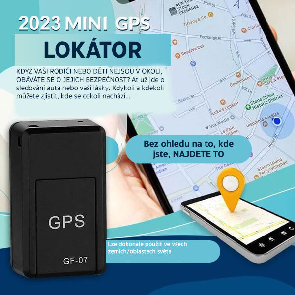 2023 Upgradovaný Mini GPS tracker do auta | Jednoduché sledování (1+1 ZDARMA)